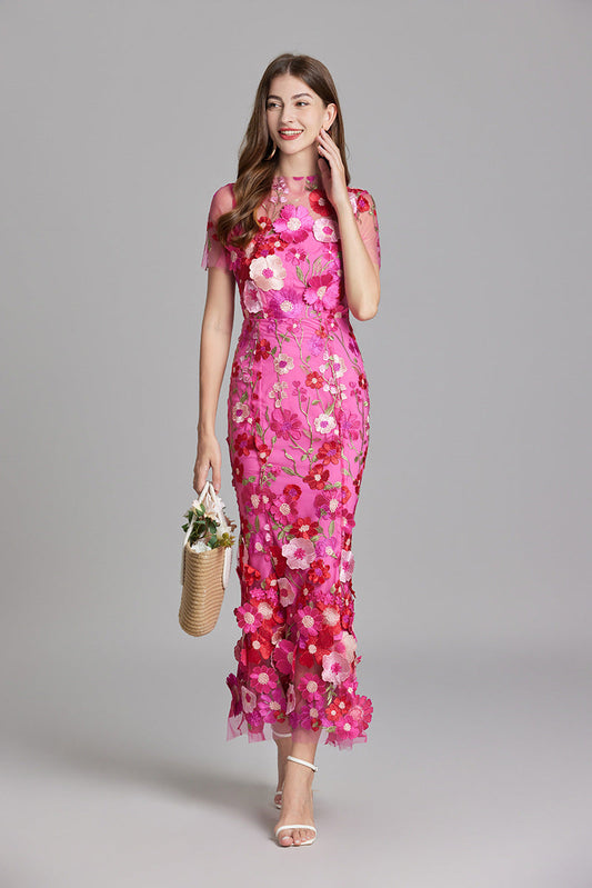 Cecily | Women Sleeveless Floral Maxi Dress Flowing Silhouette