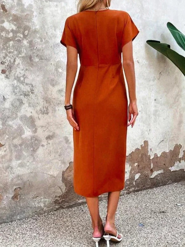 Charlotte | Elegant Women's Wedding Guest Midi Dress