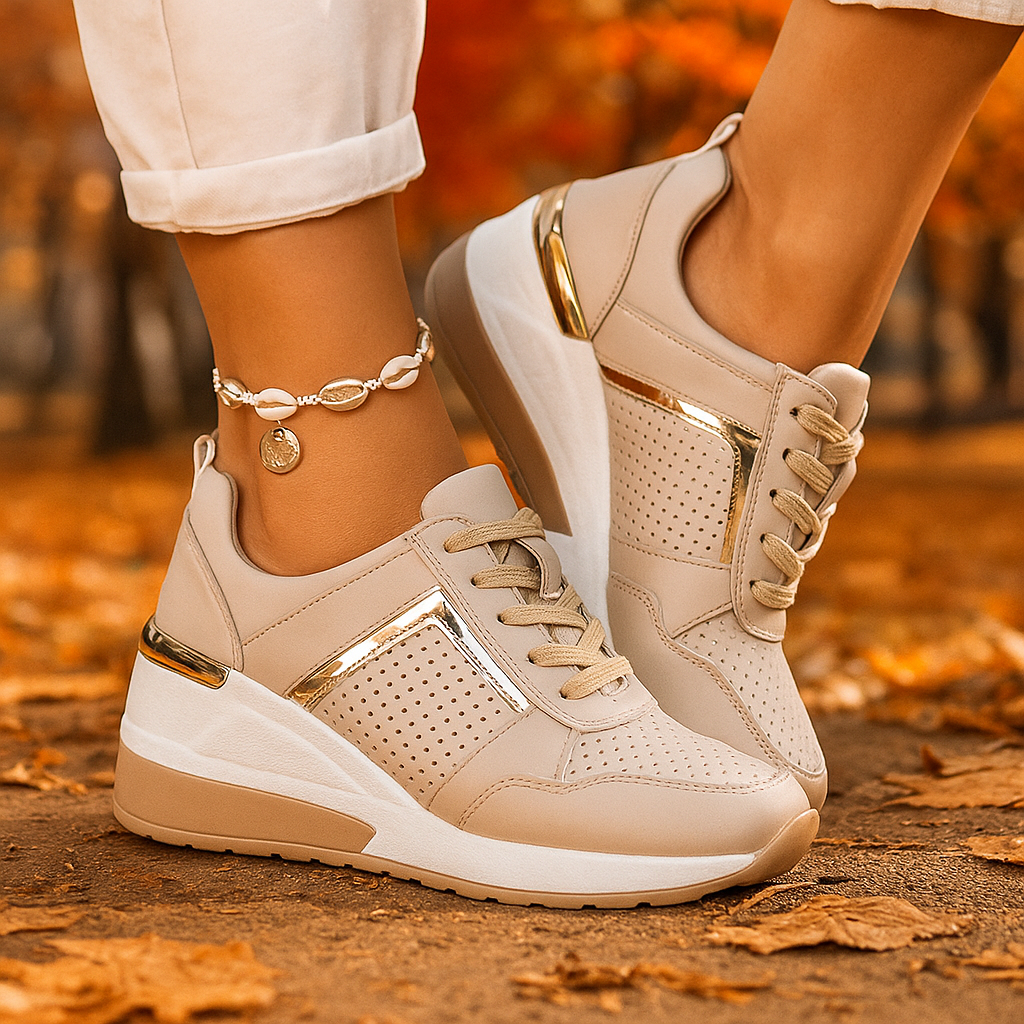 Elowen | Women's Supportive Wedge Trainers