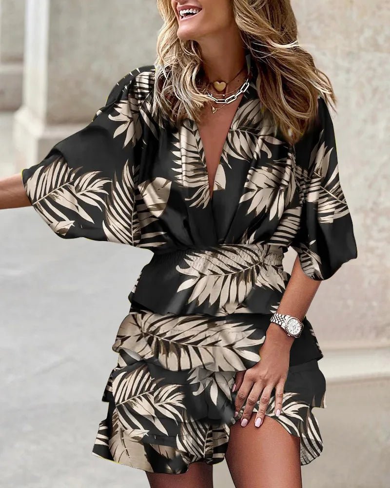 Ivy | Women's Boho Floral Summer Mini Dress