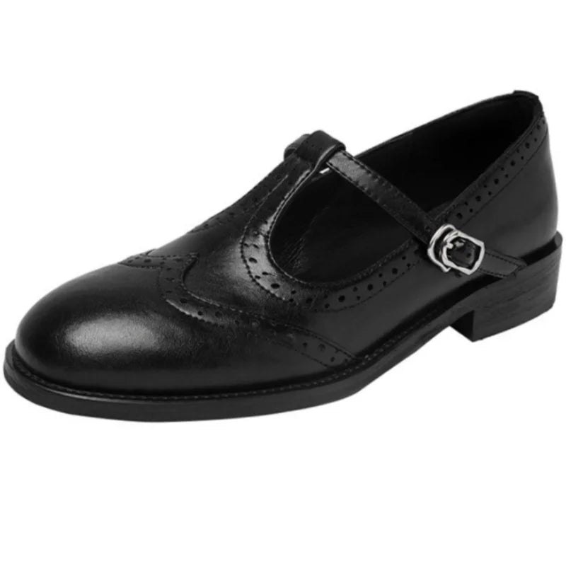 Layla | Classic Women's Mary Jane Block Heel Shoes