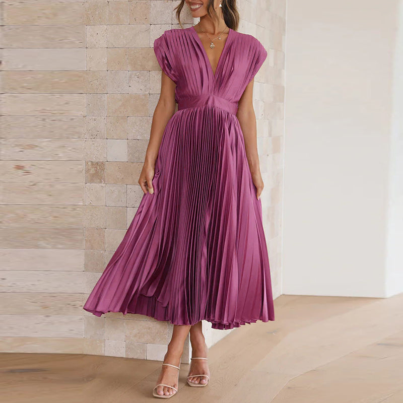 Seraphina | Elegant Women's Sleeveless A Line Maxi Summer Dress