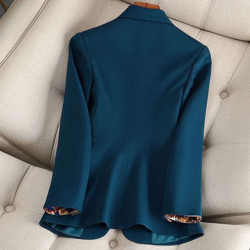 Sienna | Women's Single Button Notch Lapel Tailored Blazer
