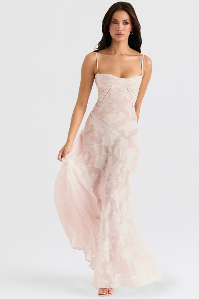 Sofia | Elegant Women's Floral Wedding Guest Maxi Dress