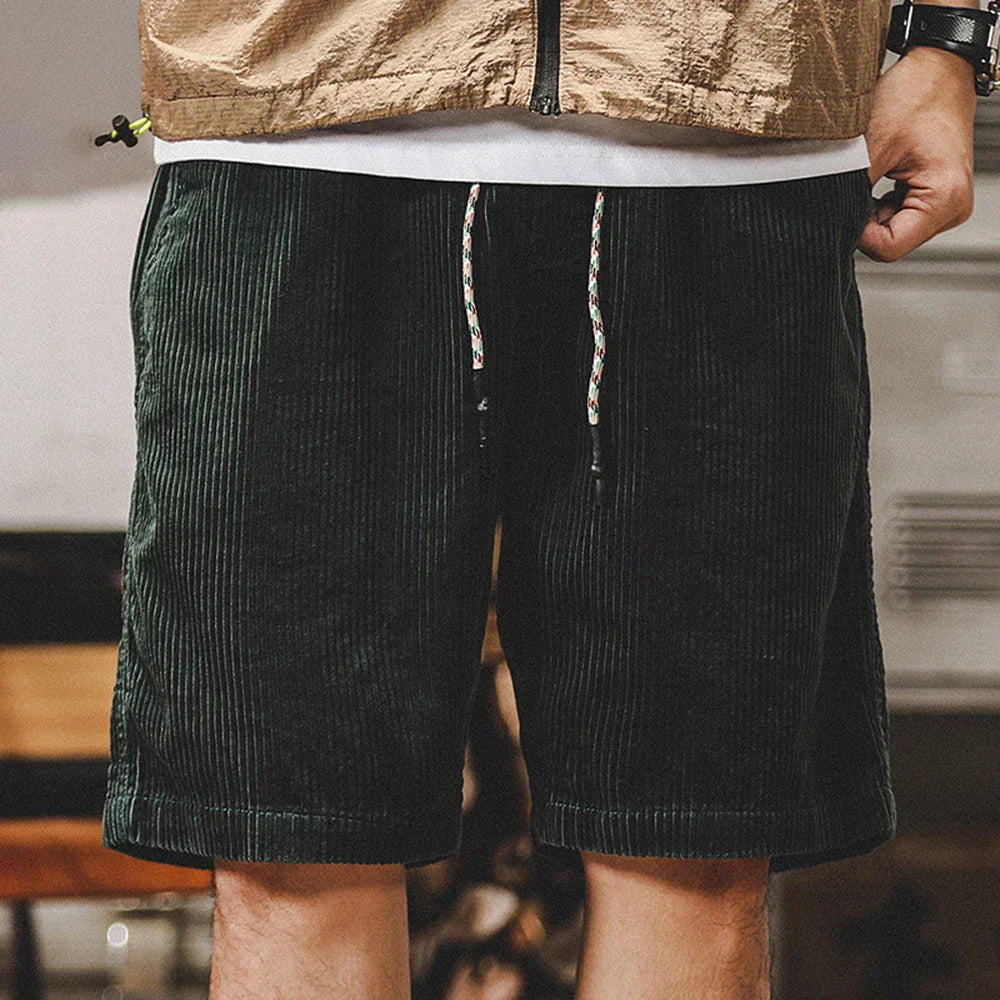 Stellan | Relaxed Men's Adjustable Cord Shorts