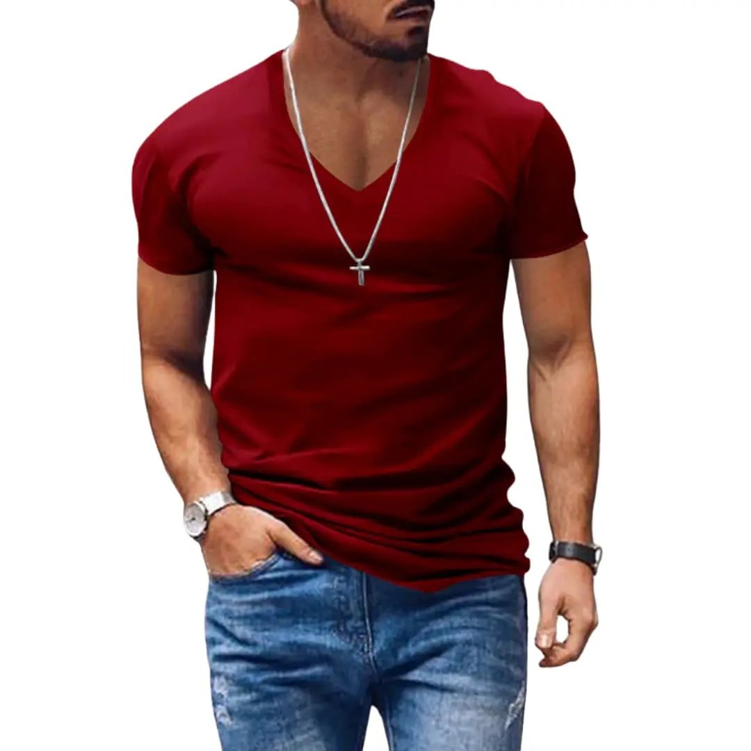 Alistair | Effortless Men's V-Neck Short Sleeve T-Shirt
