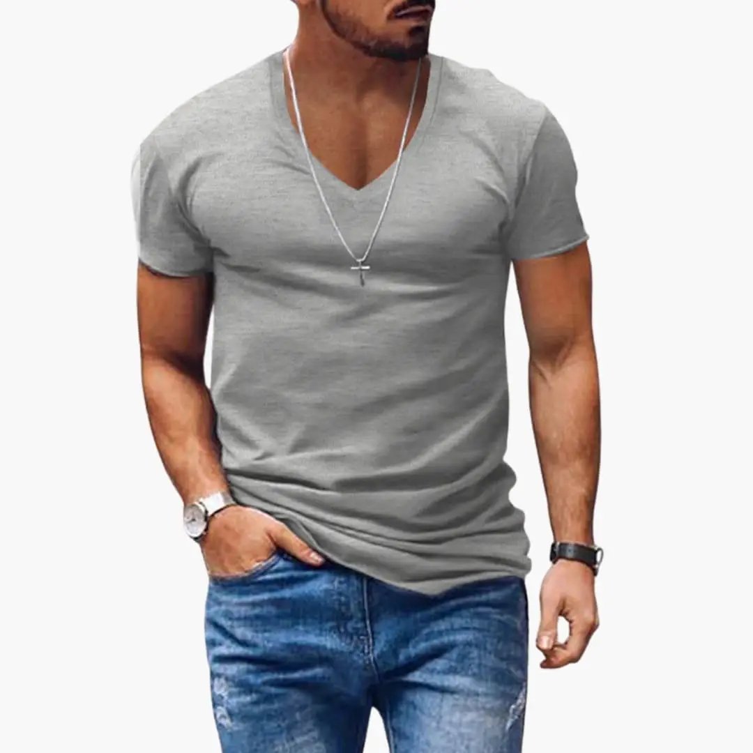 Alistair | Effortless Men's V-Neck Short Sleeve T-Shirt