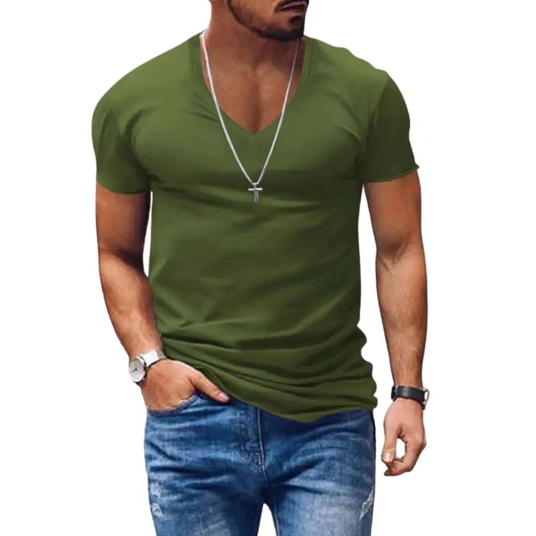 Alistair | Effortless Men's V-Neck Short Sleeve T-Shirt