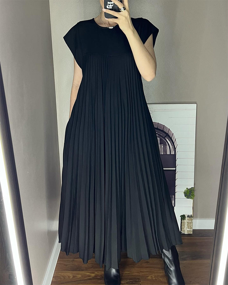 Amelie | Elegant Women's Pleated Maxi Dress Cocktail