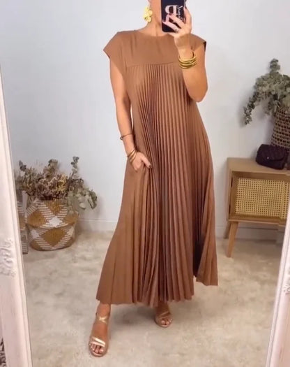 Amelie | Elegant Women's Pleated Maxi Dress Cocktail