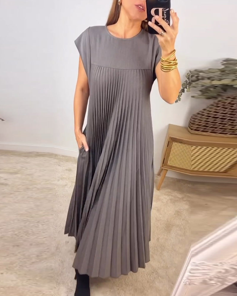 Amelie | Elegant Women's Pleated Maxi Dress Cocktail