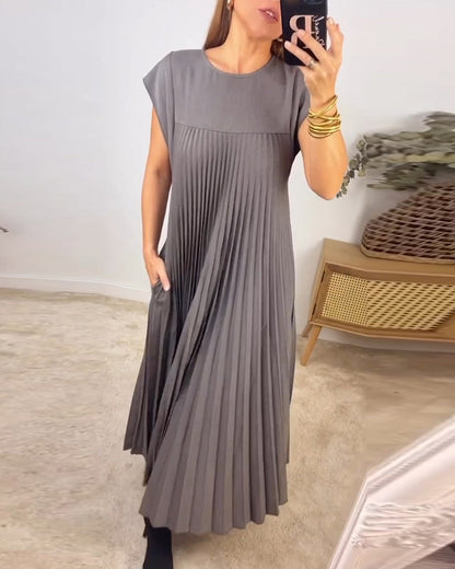 Amelie | Elegant Women's Pleated Maxi Dress Cocktail