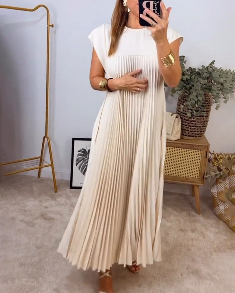 Amelie | Elegant Women's Pleated Maxi Dress Cocktail