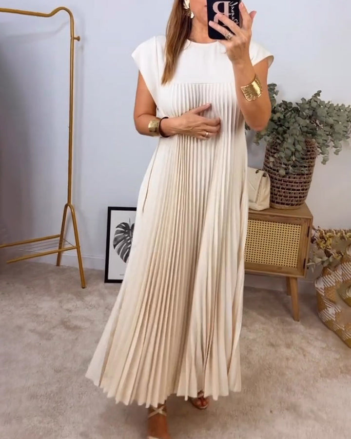 Amelie | Elegant Women's Pleated Maxi Dress Cocktail