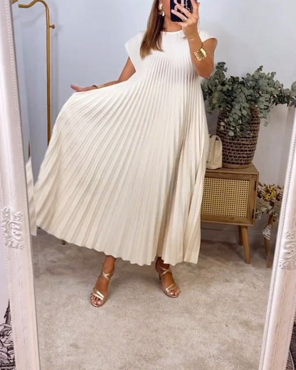 Amelie | Elegant Women's Pleated Maxi Dress Cocktail