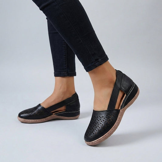 Arabella | Effortless Women's Scalloped Cut Out Sandals