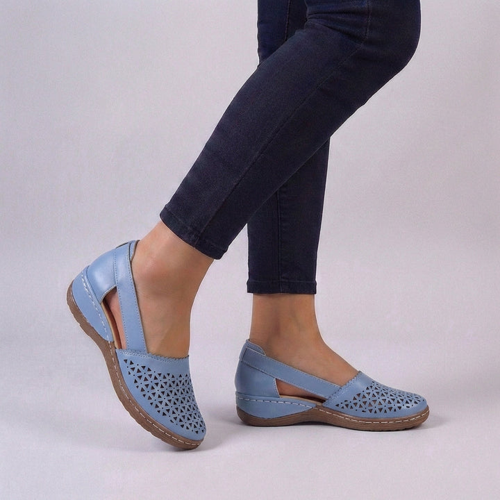 Arabella | Effortless Women's Scalloped Cut Out Sandals