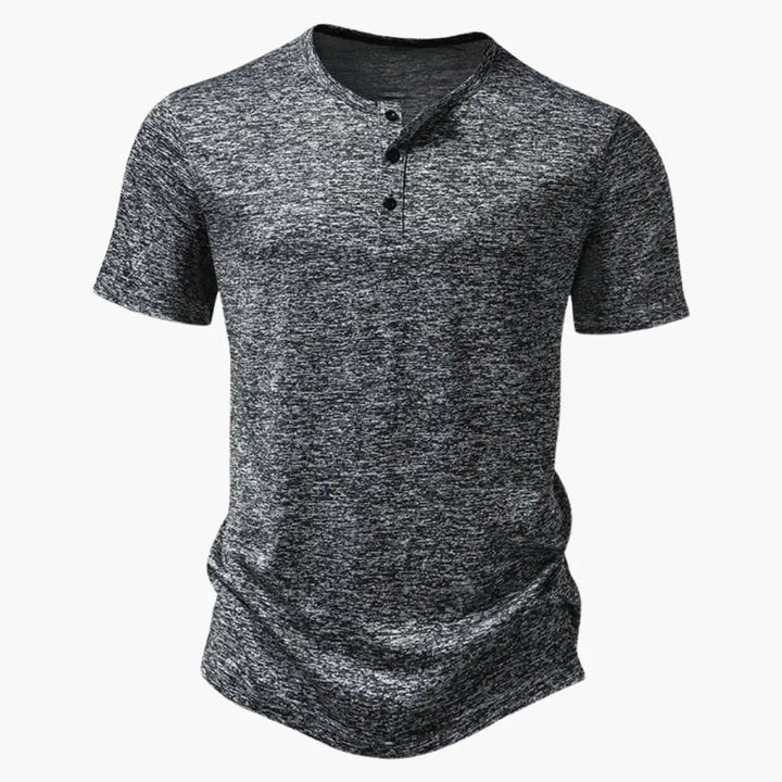 Arthur | Relaxed Men's Short Sleeve Cotton Button T-Shirt