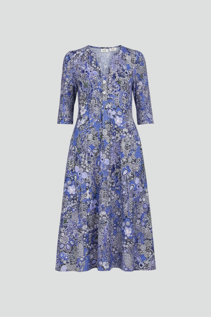Aveline | Effortless Women's V-Neck Midi Summer Dress