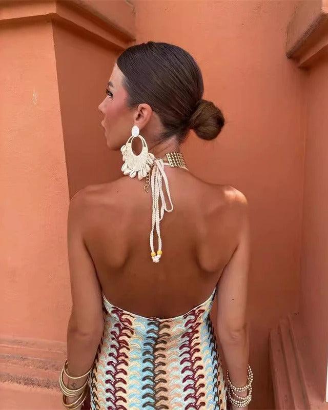 Bree | Relaxed Womens Crochet Beach Wedding Guest Dress