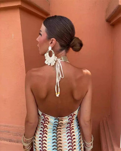 Bree | Relaxed Womens Crochet Beach Wedding Guest Dress