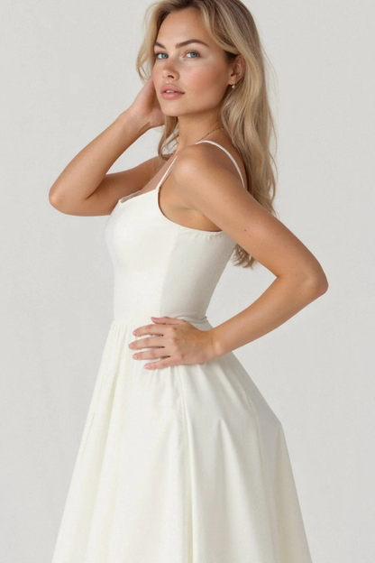Britney | Sophisticated Women Prom A-Line Midi Dress