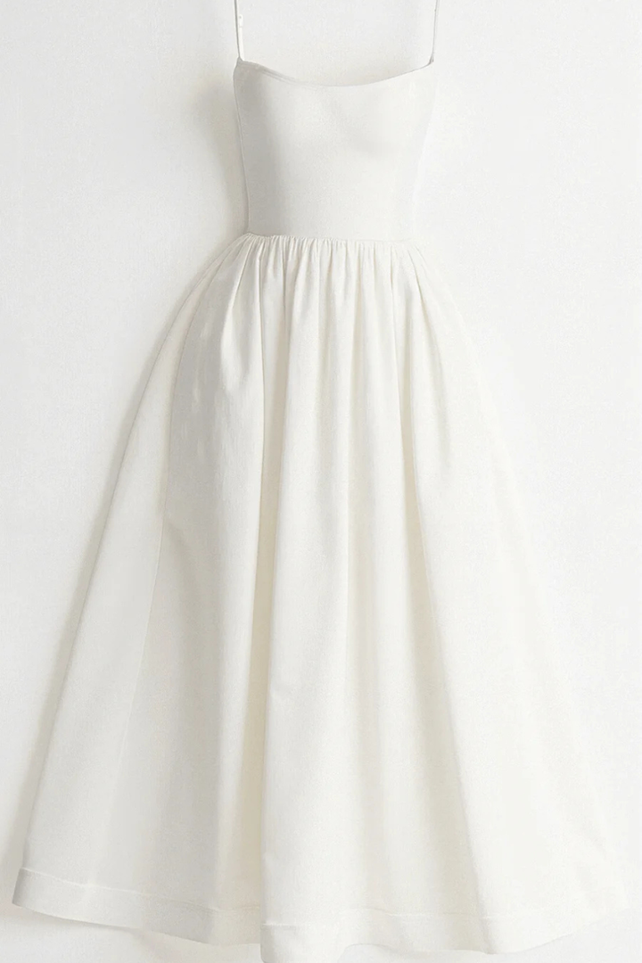 Britney | Sophisticated Women Prom A-Line Midi Dress