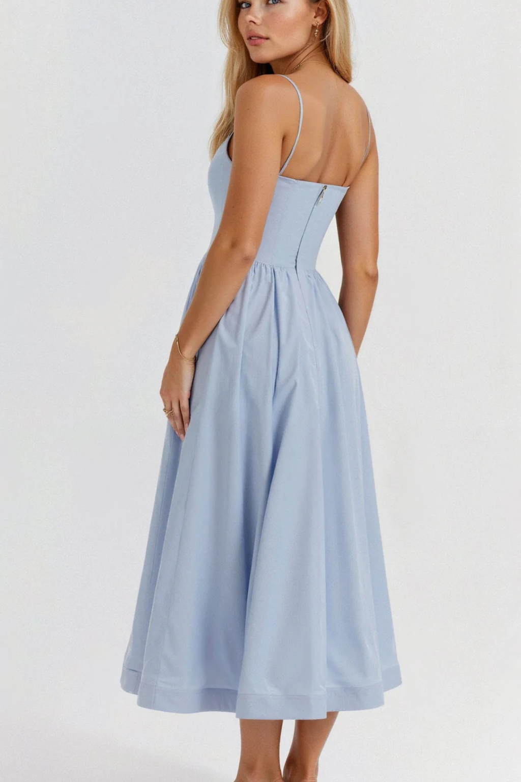 Britney | Sophisticated Women Prom A-Line Midi Dress