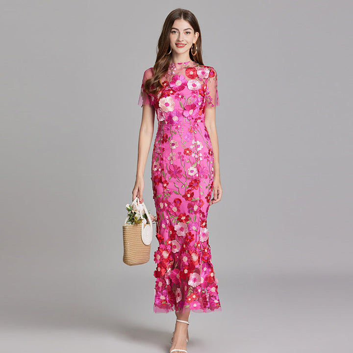 Cecily | Women Sleeveless Floral Maxi Dress Flowing Silhouette