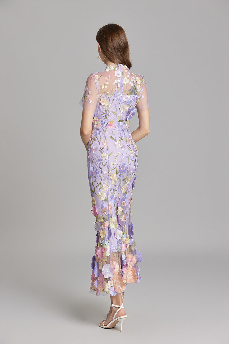 Cecily | Women Sleeveless Floral Maxi Dress Flowing Silhouette