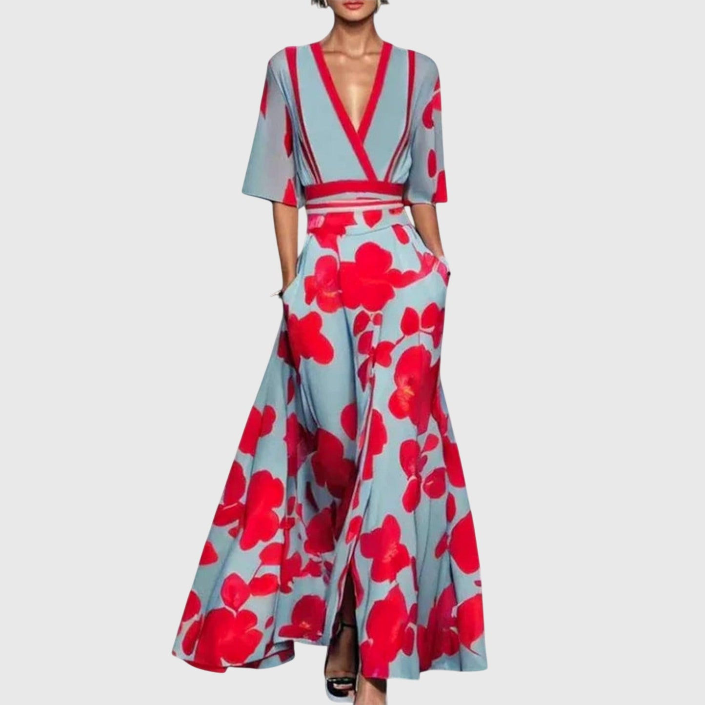 Clarice | Women Elegant Tailored Midi Dress Flattering Fit