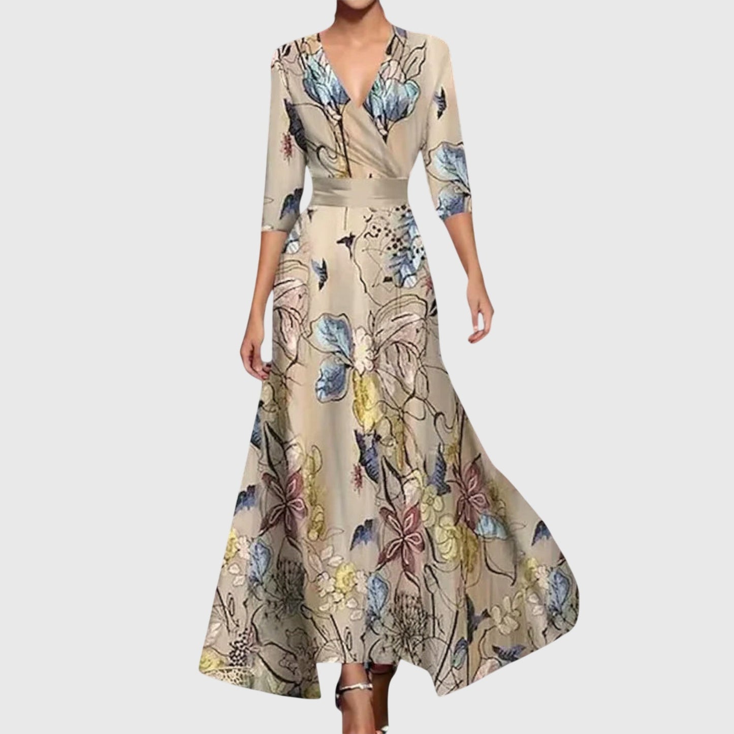 Clarice | Women Elegant Tailored Midi Dress Flattering Fit