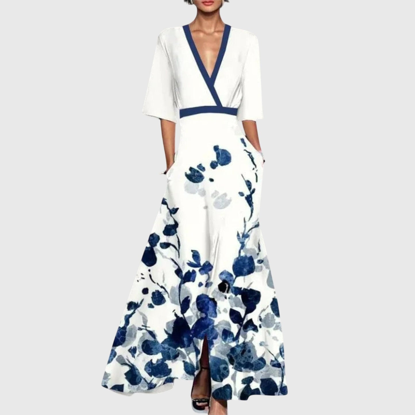 Clarice | Women Elegant Tailored Midi Dress Flattering Fit