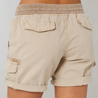 Darcy | Women’s High-Waist Cargo Comfort Shorts