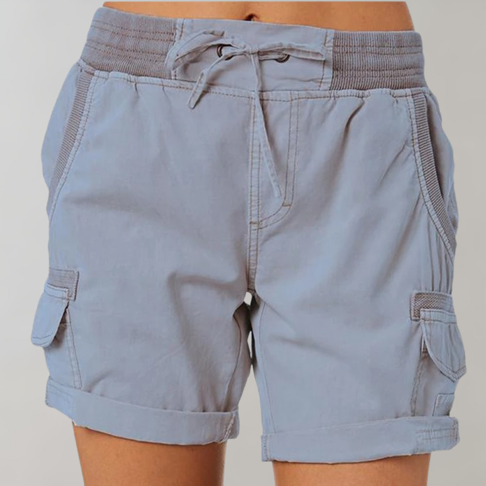 Darcy | Women’s High-Waist Cargo Comfort Shorts