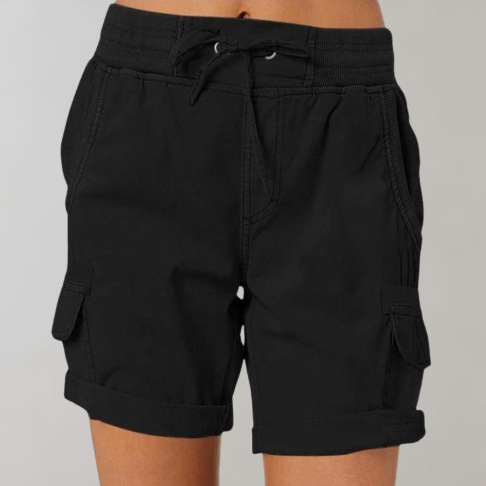 Darcy | Women’s High-Waist Cargo Comfort Shorts