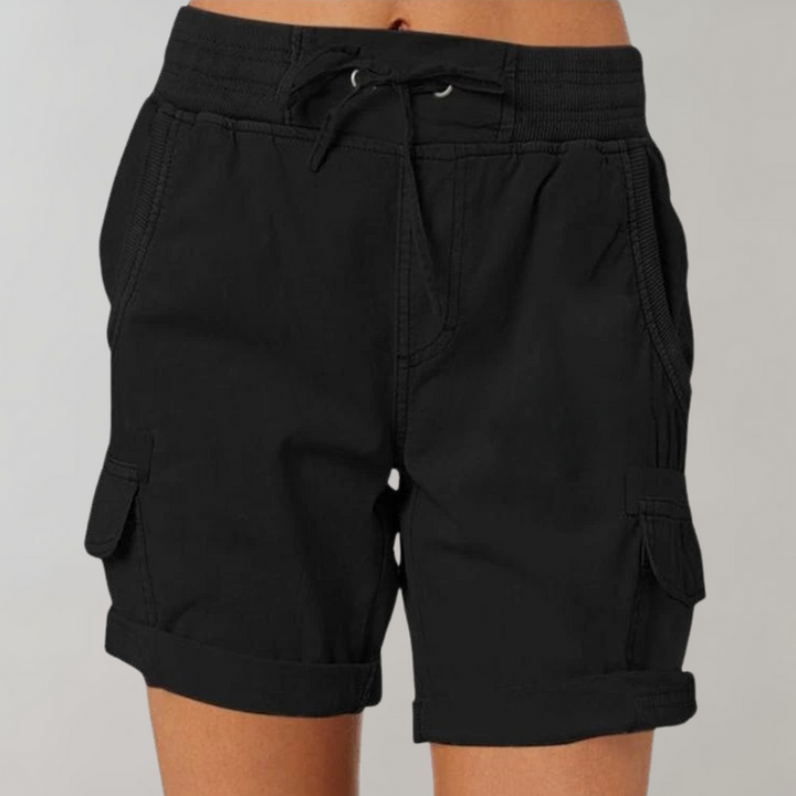 Darcy | Women’s High-Waist Cargo Comfort Shorts