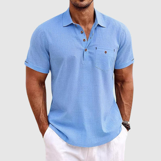 Daxley | Lightweight Men's Summer Linen Polo