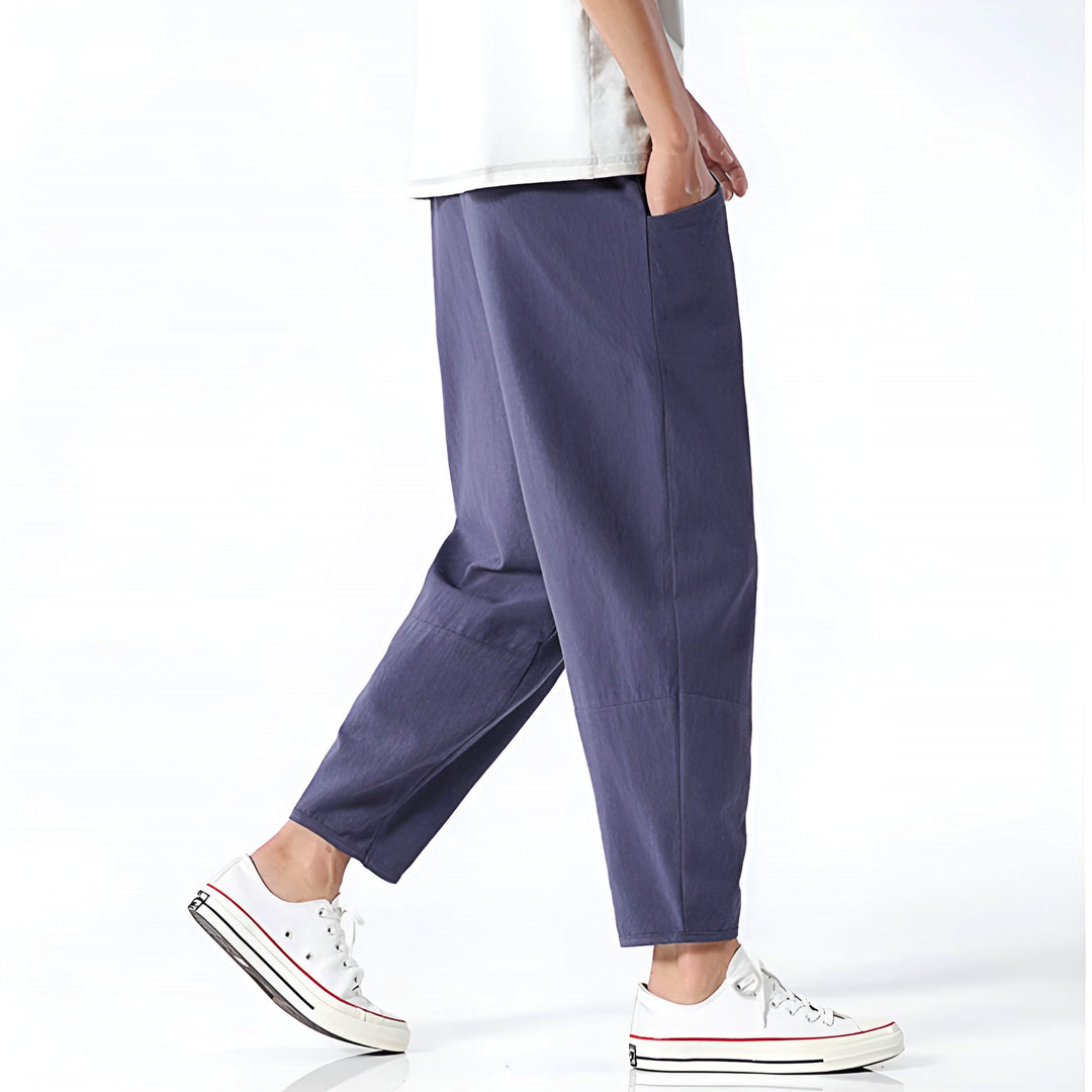 Devereux | Relaxed Men's Urban Cropped Trousers