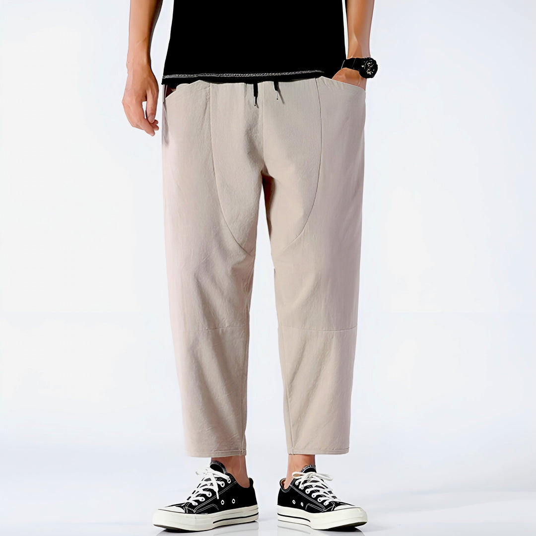 Devereux | Relaxed Men's Urban Cropped Trousers