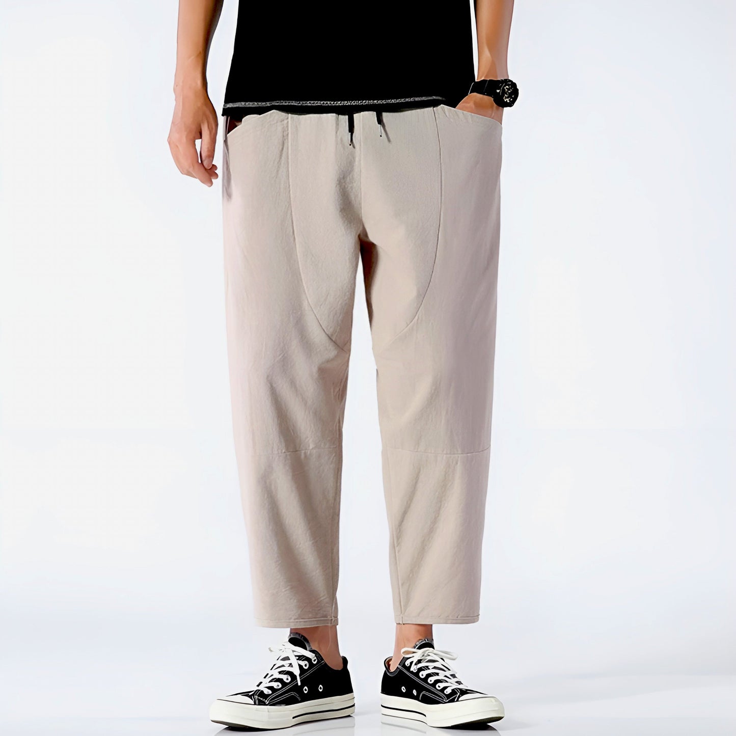 Devereux | Relaxed Men's Urban Cropped Trousers