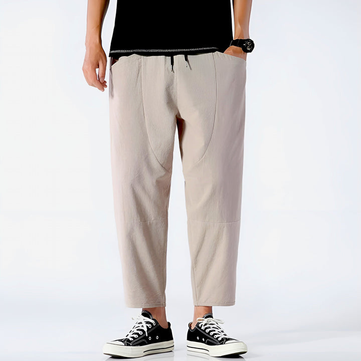 Devereux | Relaxed Men's Urban Cropped Trousers