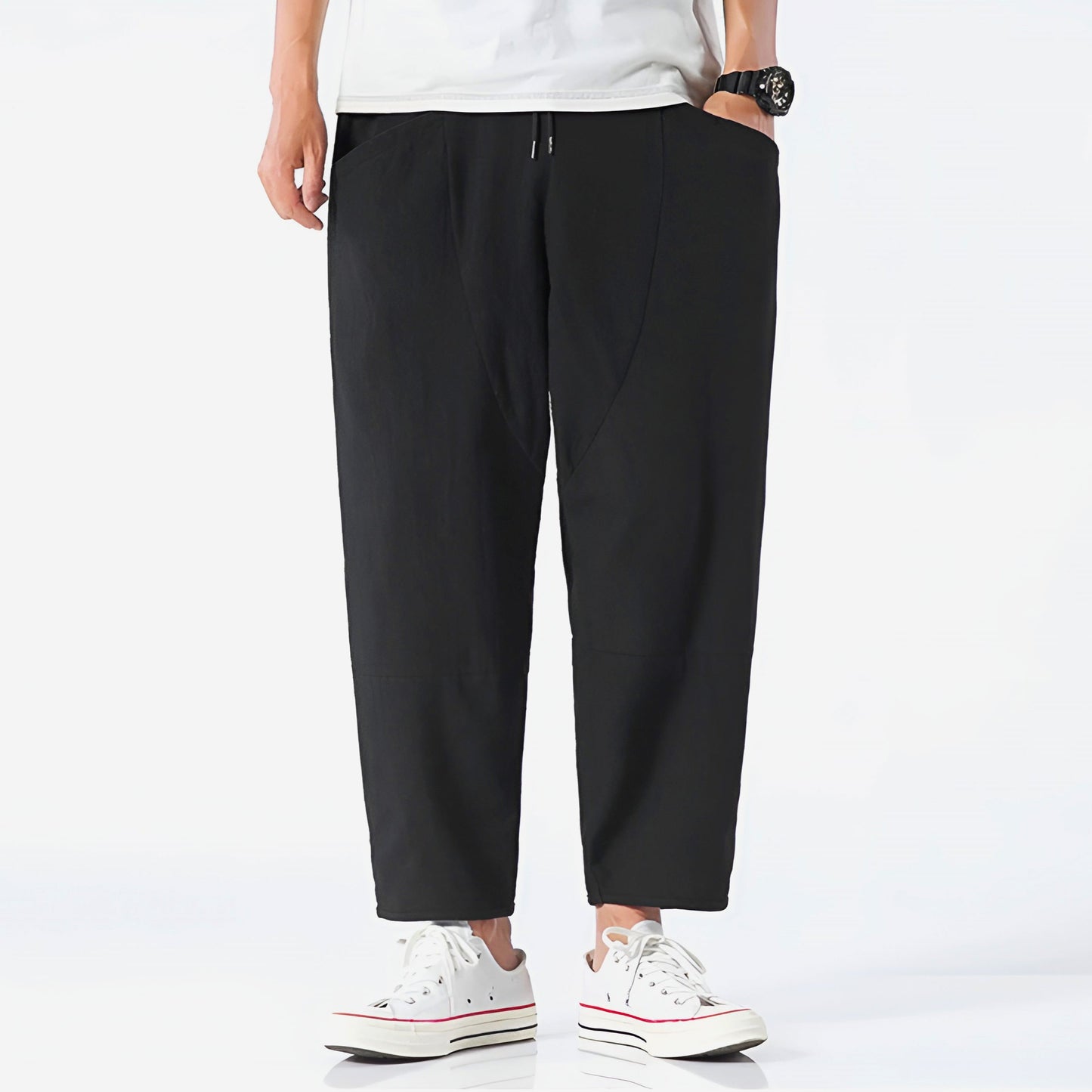Devereux | Relaxed Men's Urban Cropped Trousers