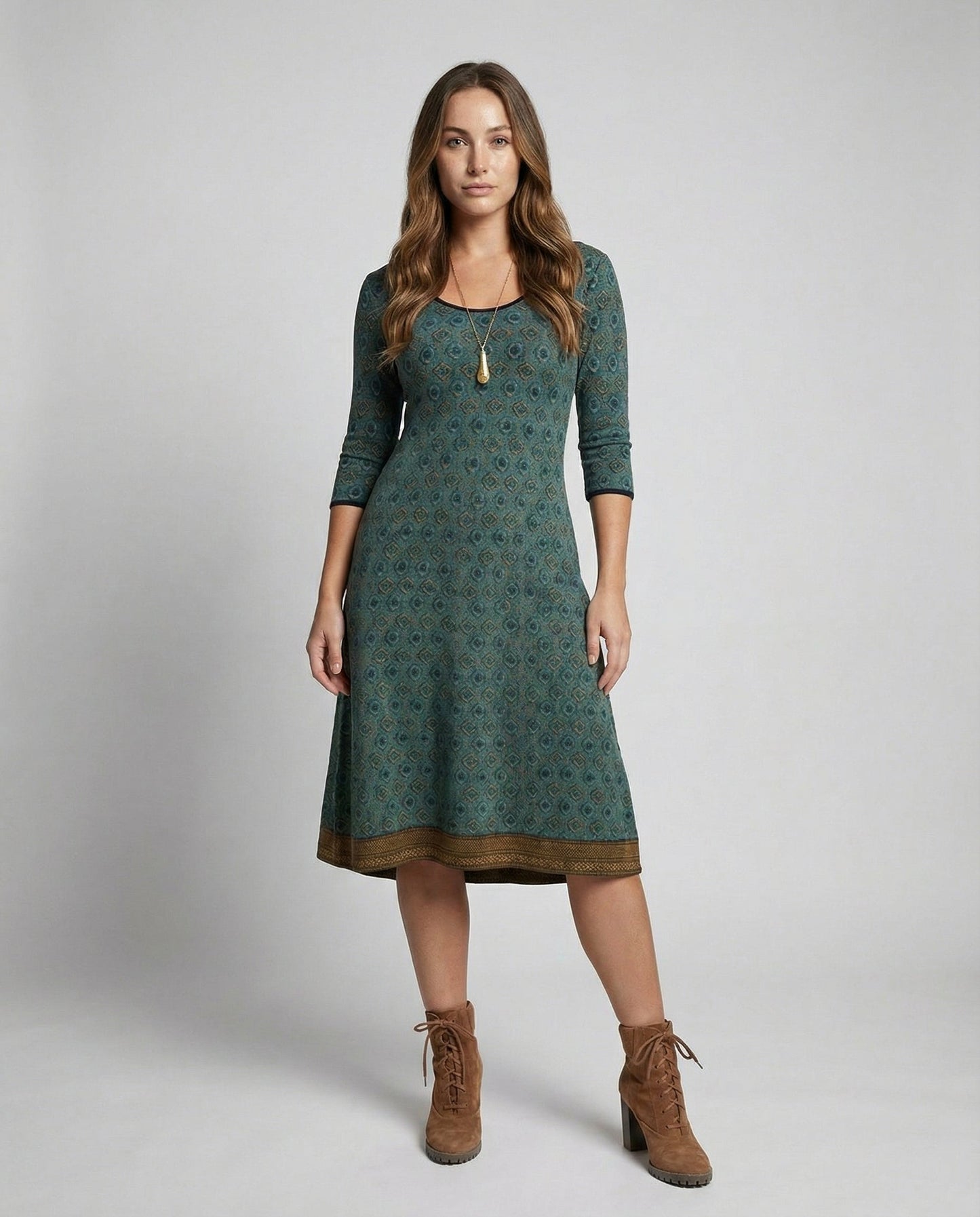 Elodie | Elegant Women's Boho Midi Dress