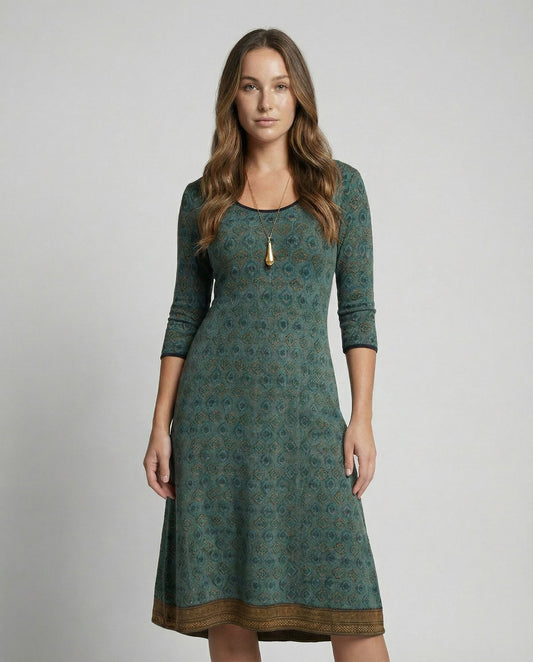 Elodie | Elegant Women's Boho Midi Dress