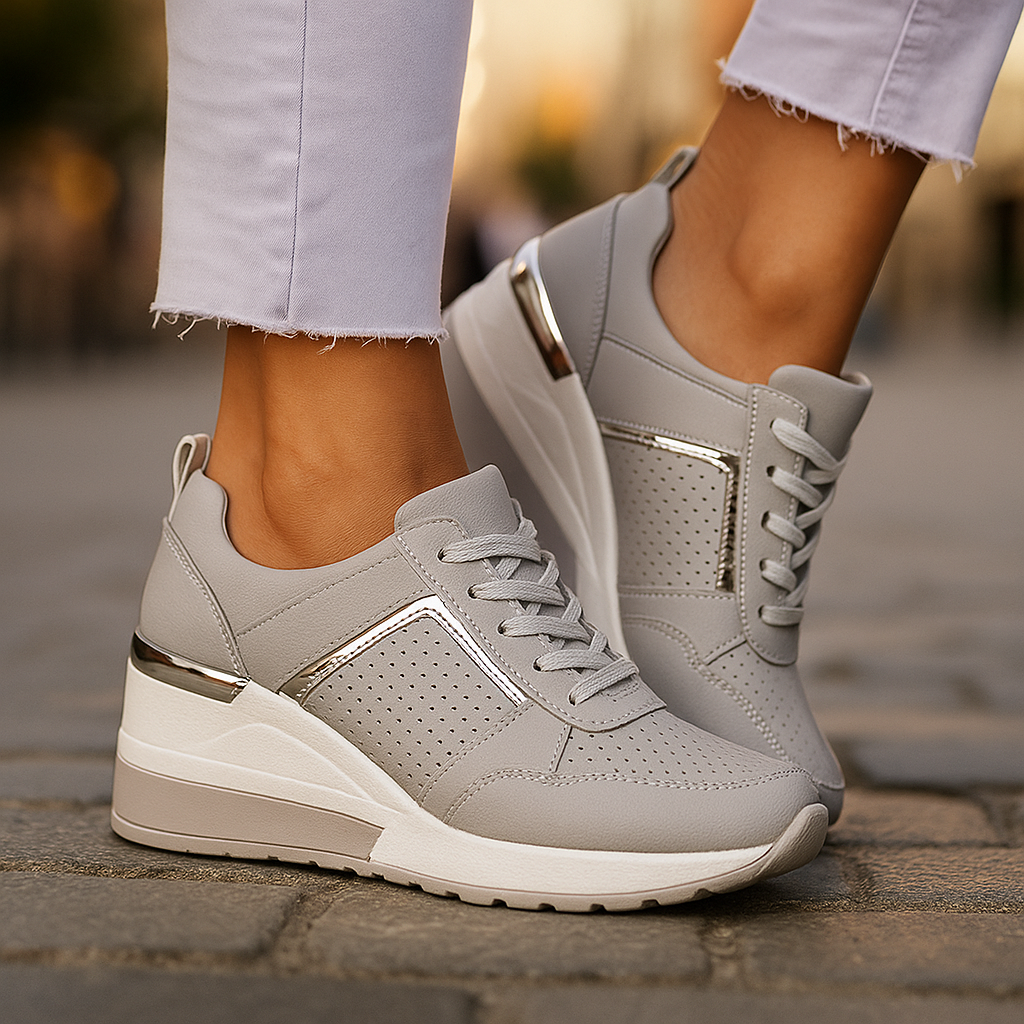 Elowen | Women's Supportive Wedge Trainers