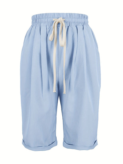 Flora | Relaxed Women's Casual Capri Pants Summer