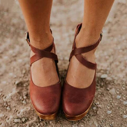 Frederica | Stylish Women's Wedge Heels Closed Toe