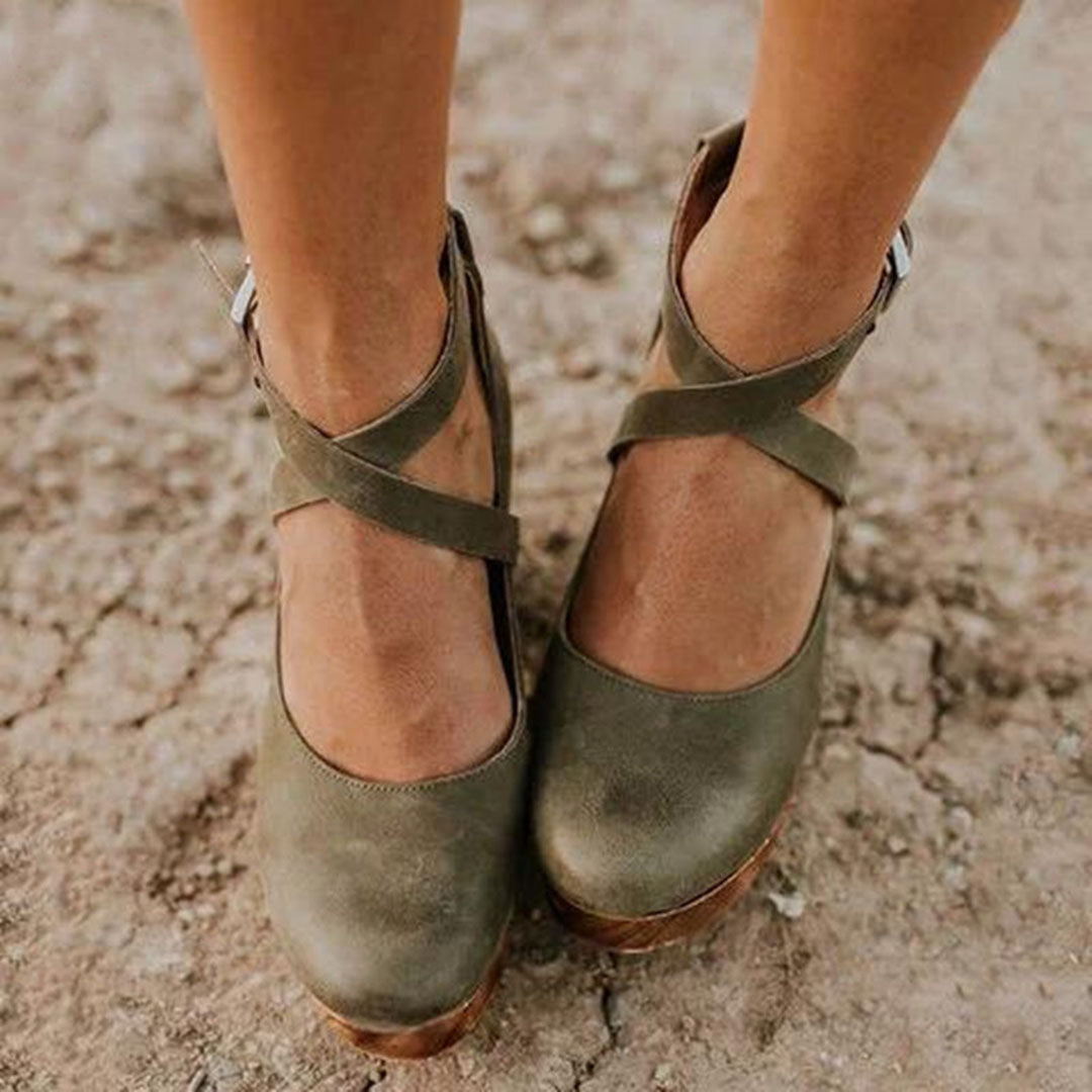 Frederica | Stylish Women's Wedge Heels Closed Toe