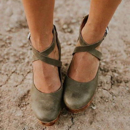 Frederica | Stylish Women's Wedge Heels Closed Toe